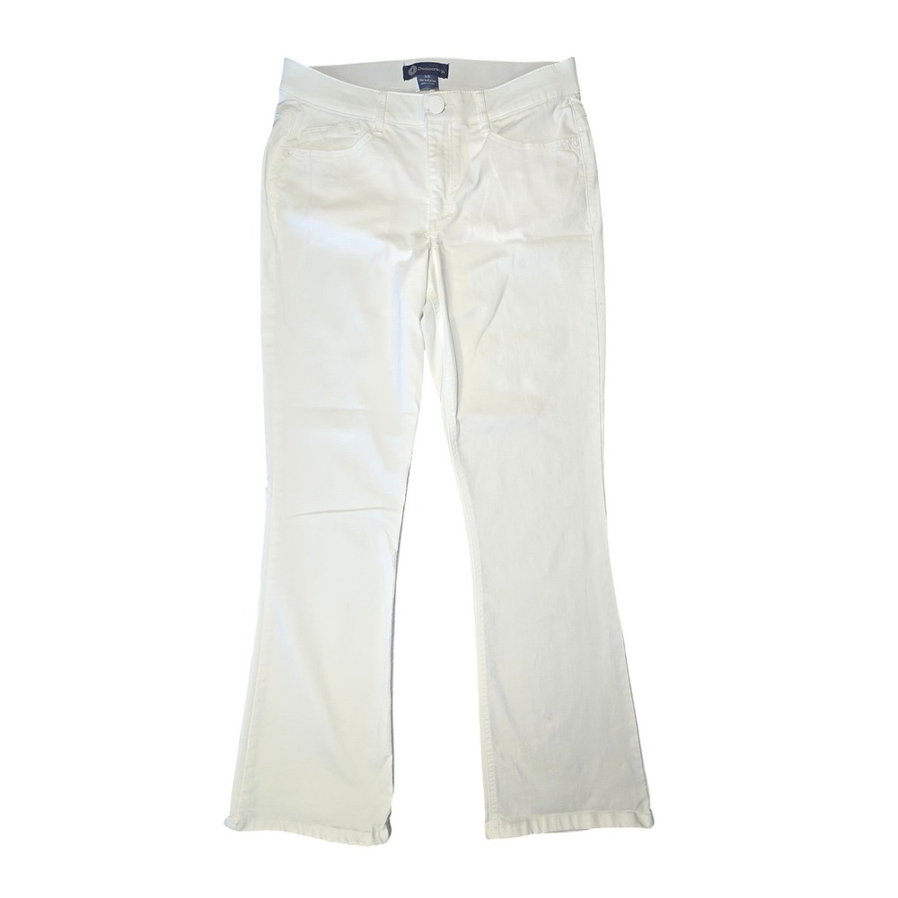 Democracy Ab solution White Flare Jeans Womens 12 Stretch Denim B1221ZSOW